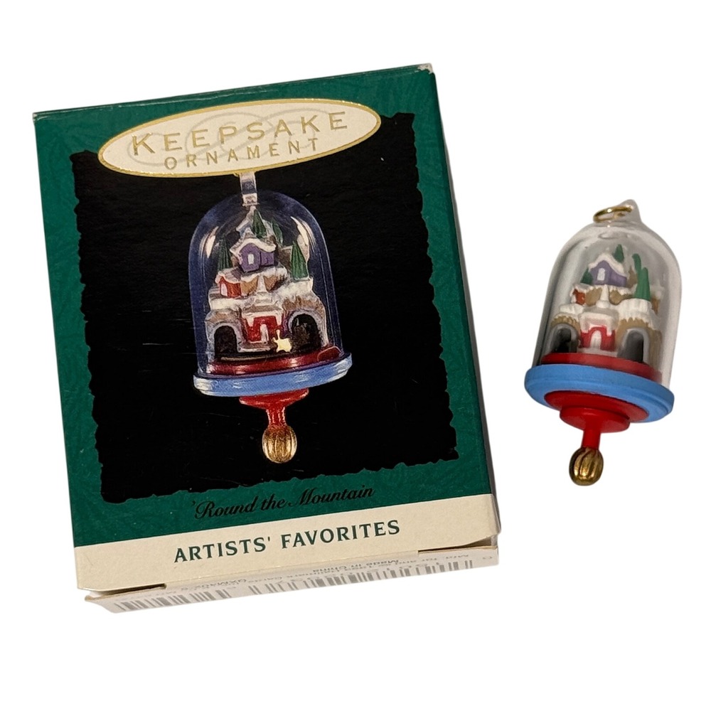 1993 Hallmark Keepsake Ornament Round the Mountain Artists Favorites Ken Crow